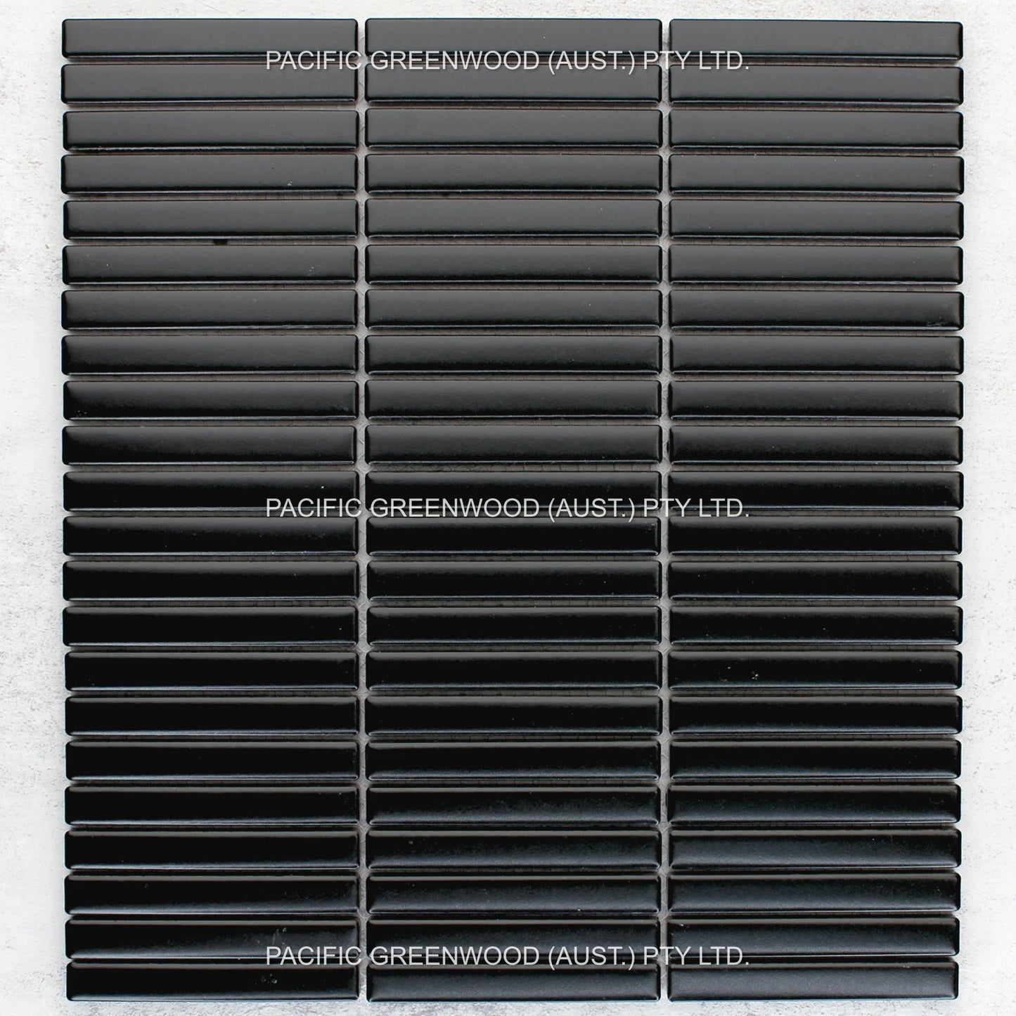 Black Matte Porcelain Glazed Kitkat