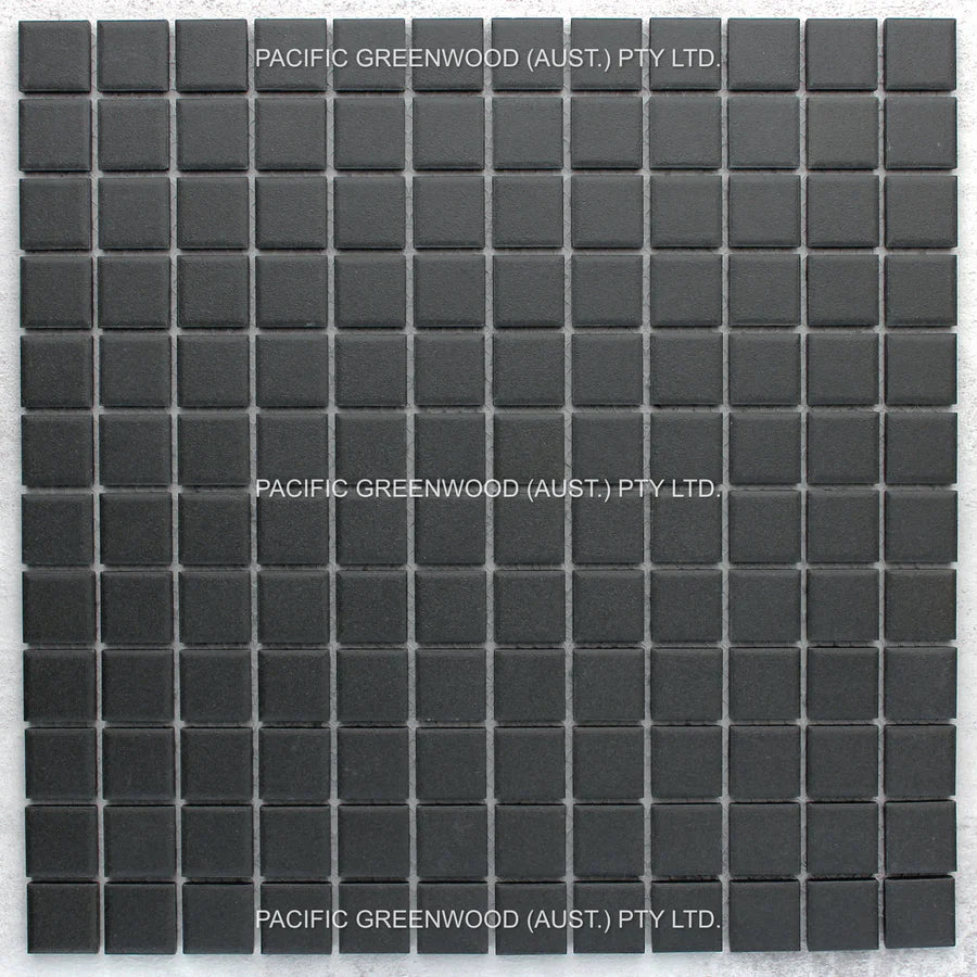Black Unglazed Square