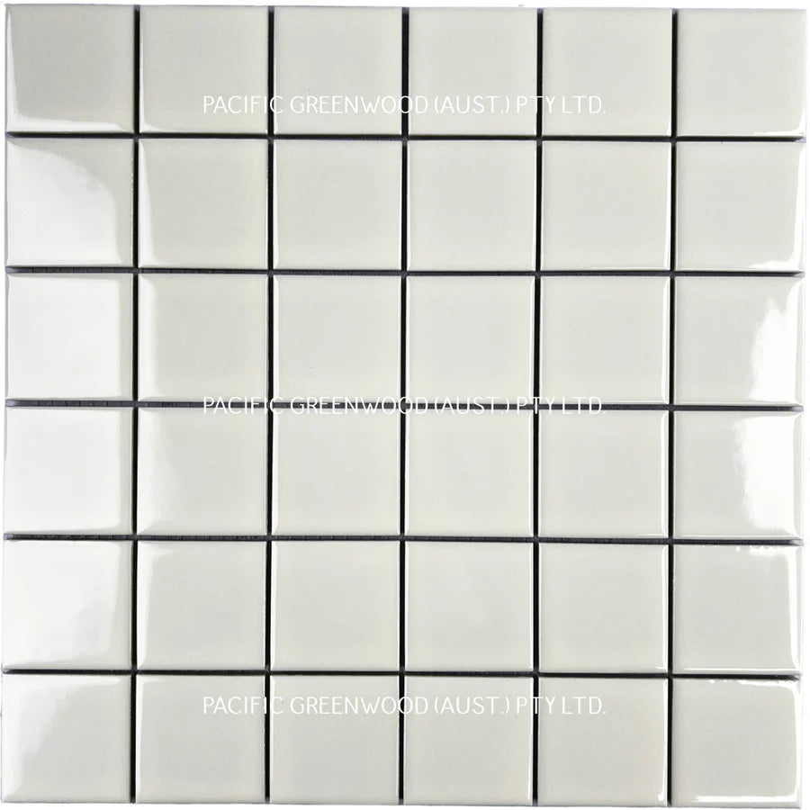 Smoke Grey Gloss Porcelain Glazed Square