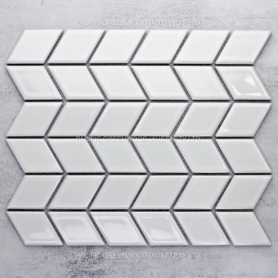 White Gloss Rhombus