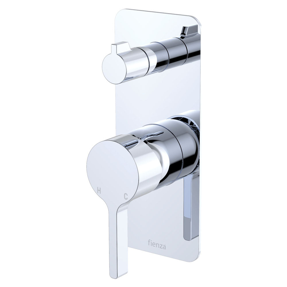Sansa Wall Diverter Mixer - Rectangular Plate