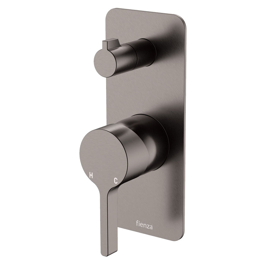 Sansa Wall Diverter Mixer - Rectangular Plate