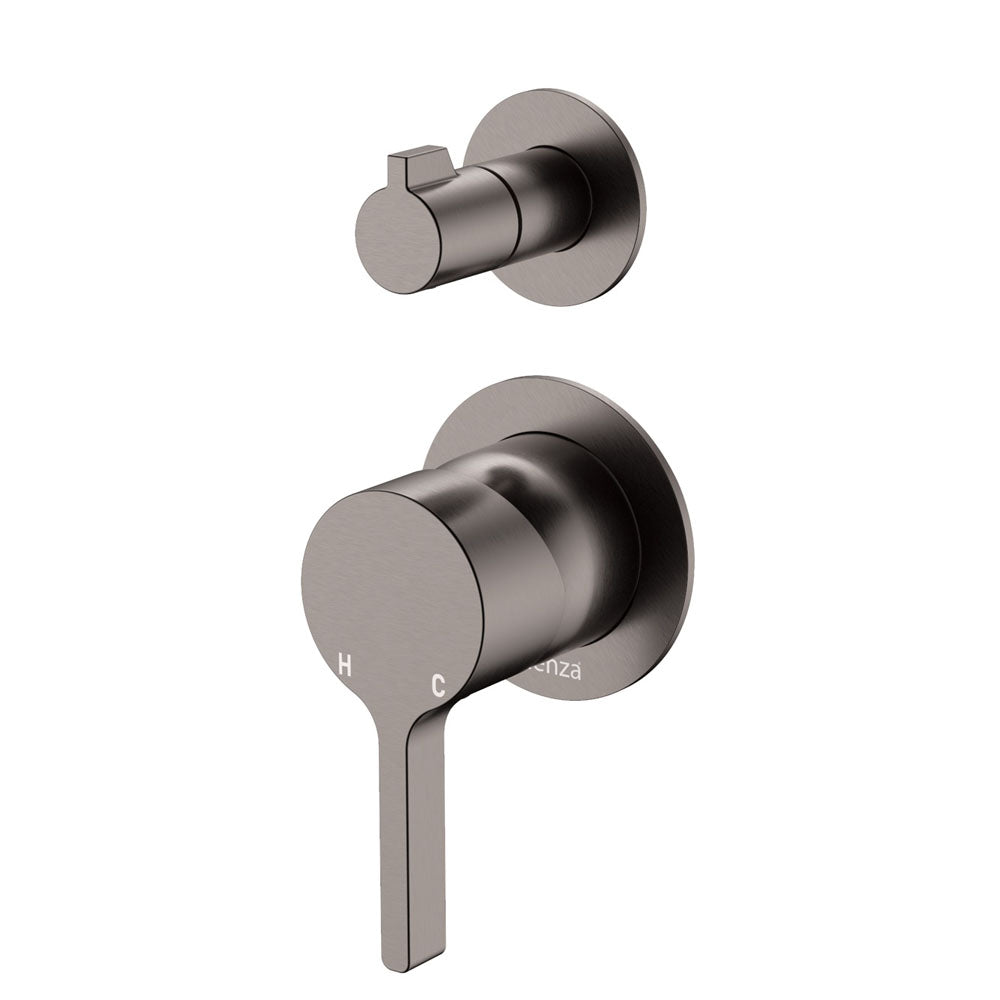 Sansa Wall Diverter Mixer - Round Plate