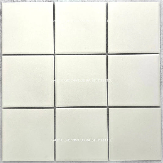 Off White Unglazed Square