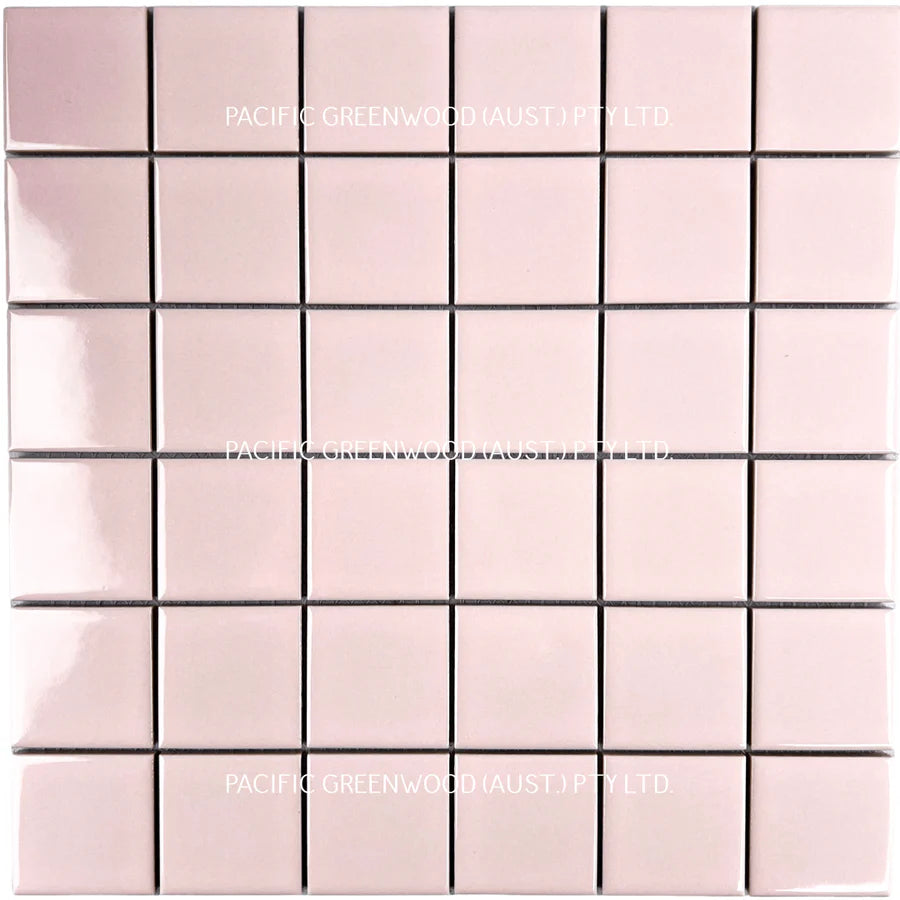 Blush Gloss Porcelain Glazed Square