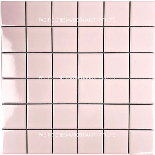 Blush Gloss Porcelain Glazed Square