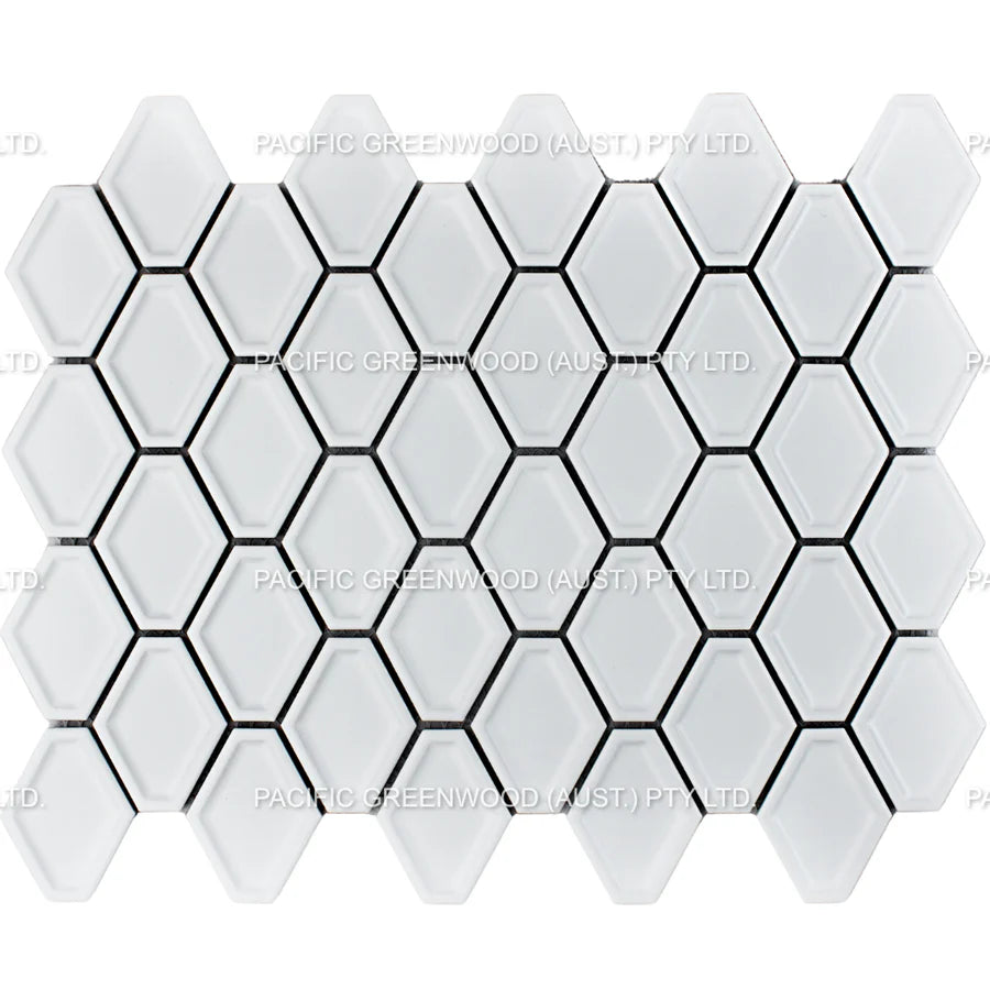 White Matte Internal Porcelain Glazed Honeycomb