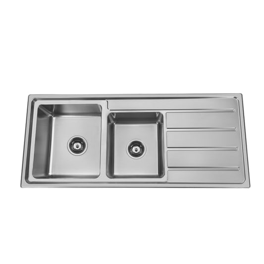 Traditionell 1 3/4 Bowl Sink - Square Sink