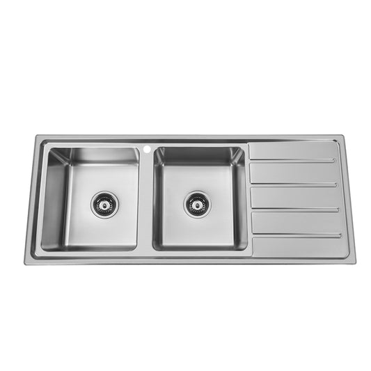 Traditionell Double Bowl Sink - Square Sink