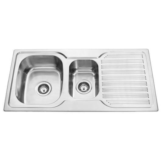 Traditionell 1 1/4 Bowl Sink - 980 x 480 Square