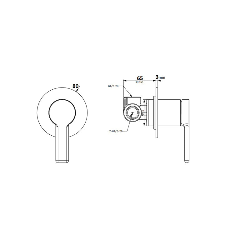 Iris Shower Mixer