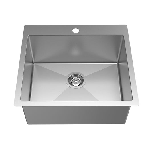 Arcko Lux Single Bowl Sink with Tap Hole - 580 x 440