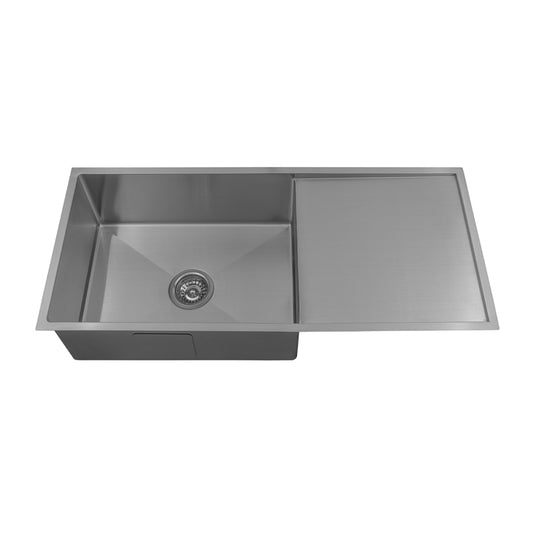 Arcko Lux Single Bowl Sink with Drainer - 980 x 440