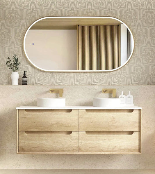 Natural Oak Byron Vanity - 1500x460