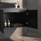 Brindabella Matte Black Wall Hung PVC Vanity - 1200x460