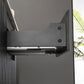 Brindabella Matte Black Wall Hung PVC Vanity - 1500x460