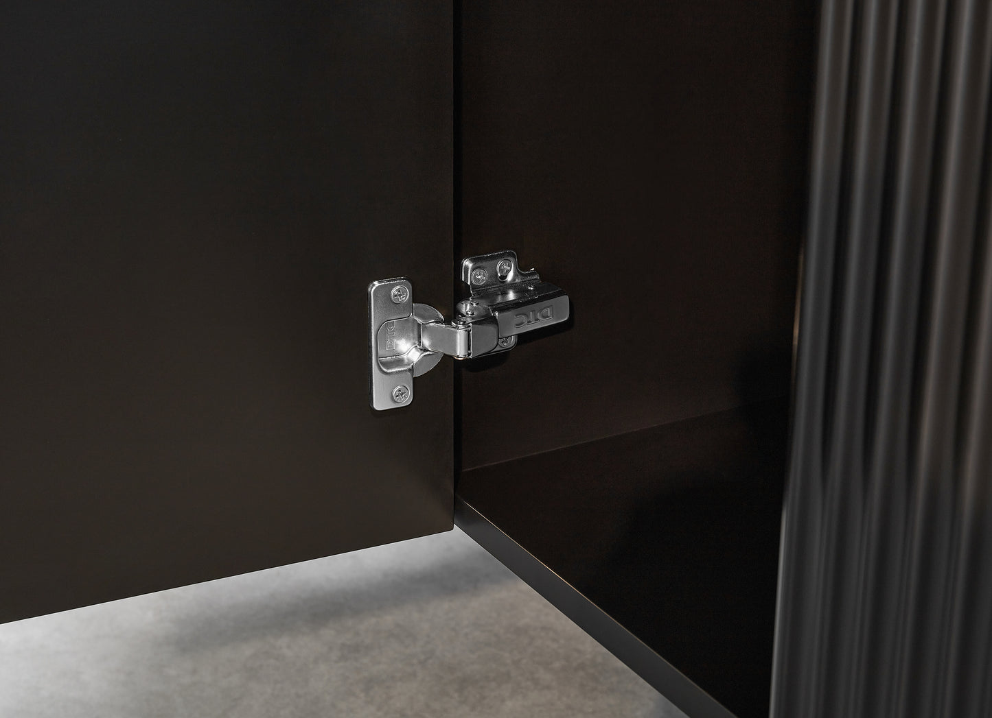 Brindabella Matte Black Wall Hung PVC Vanity - 600x460