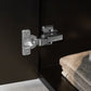 Brindabella Matte Black Wall Hung PVC Vanity - 750x460