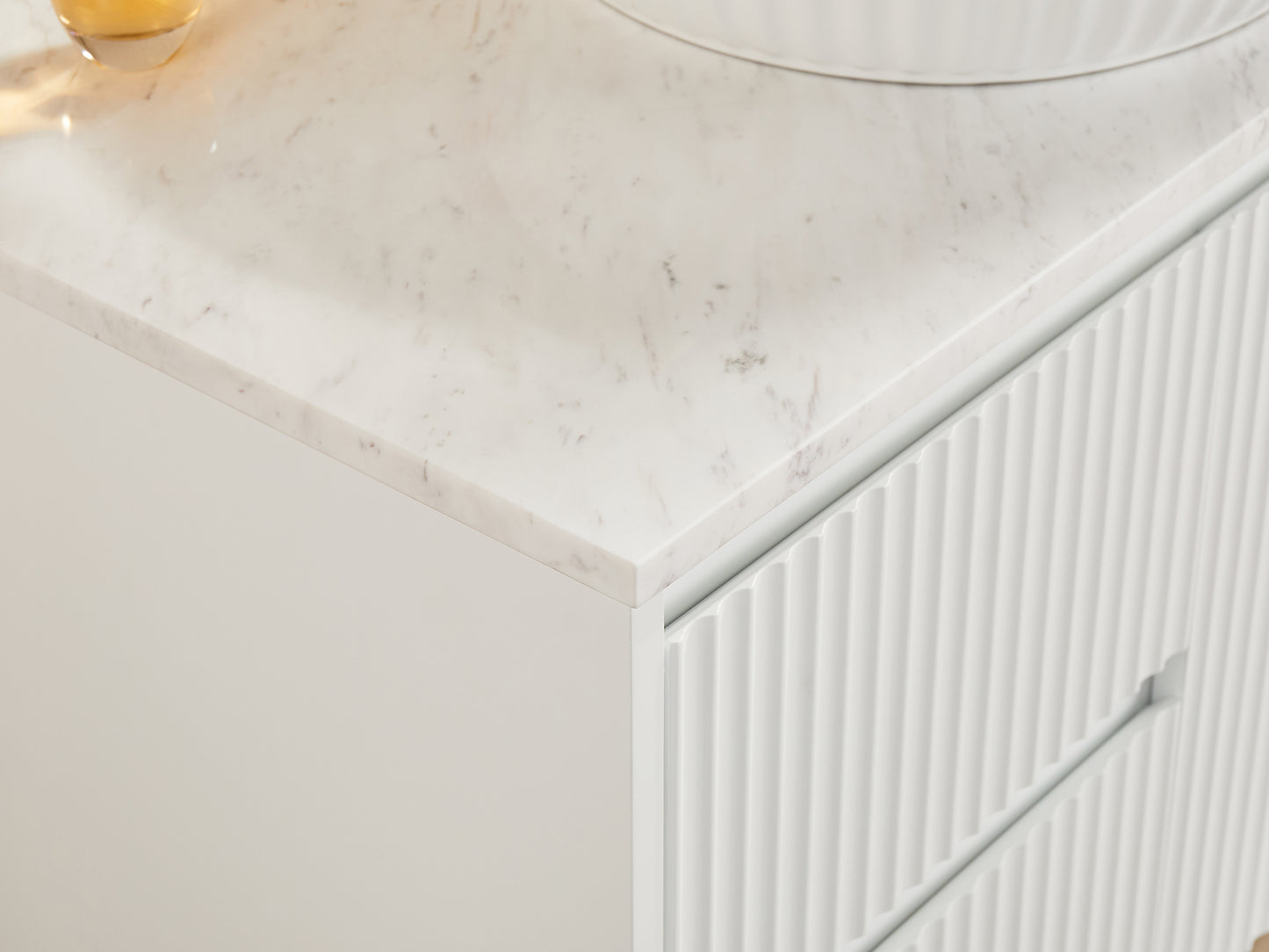 Brindabella Matte White Wall Hung PVC Vanity - 900x460