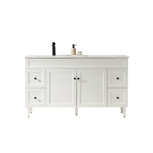 Harrington Matte White PVC Vanity (SB) 1500x460