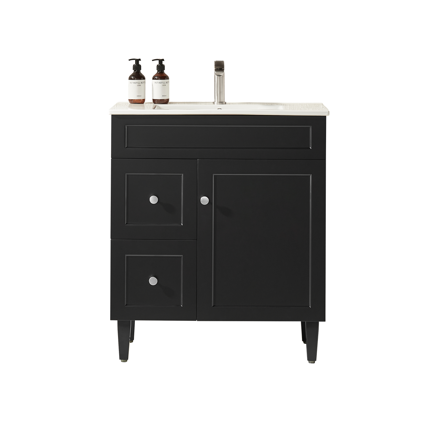 Harrington Matte Black PVC Vanity 750x460