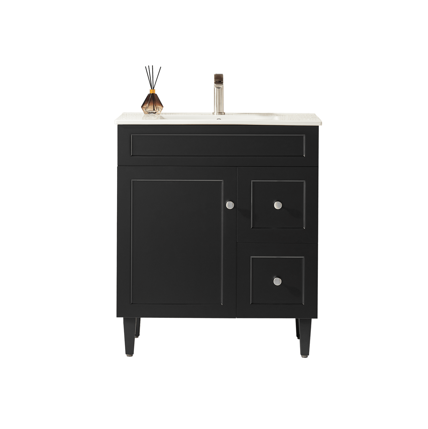 Harrington Matte Black PVC Vanity 750x460