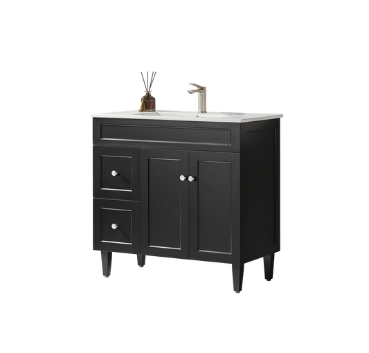 Harrington Matte Black PVC Vanity 900x460