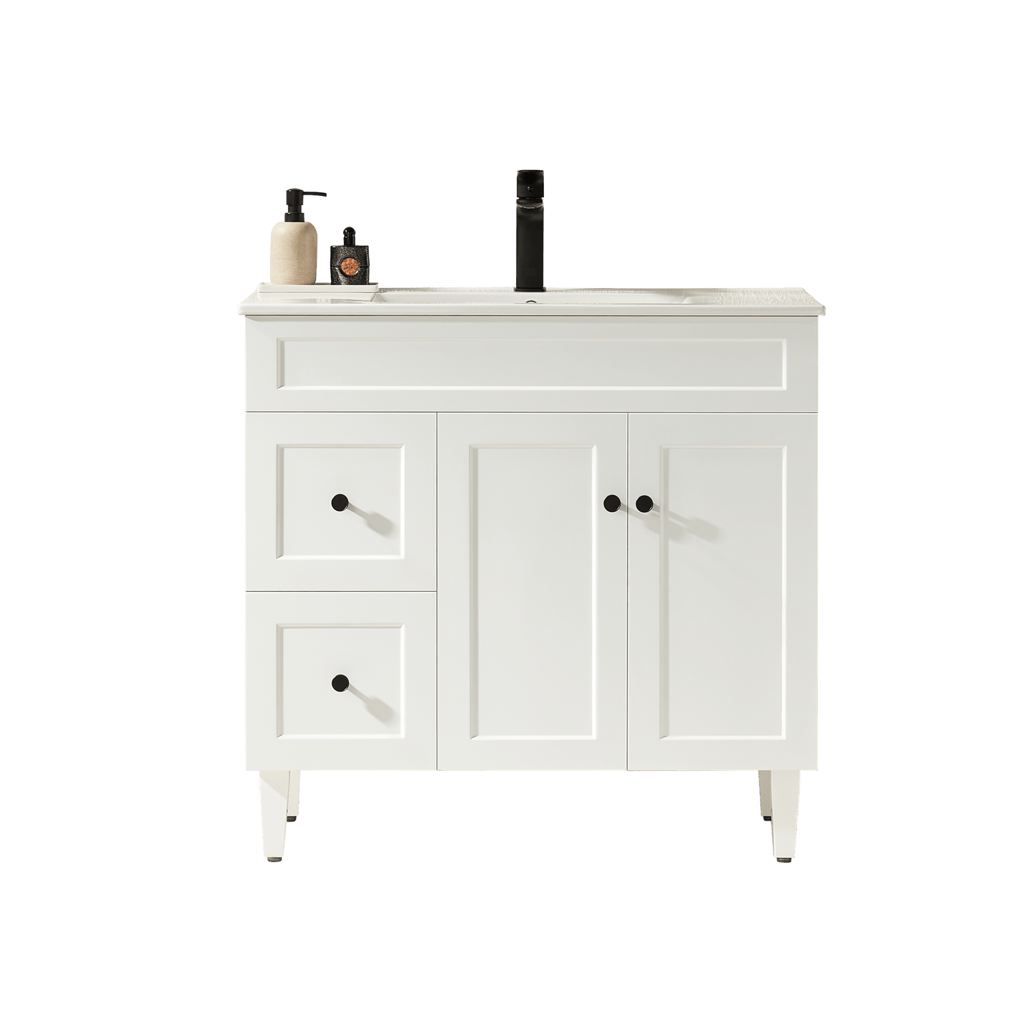 Harrington Matte White PVC Vanity 900x460