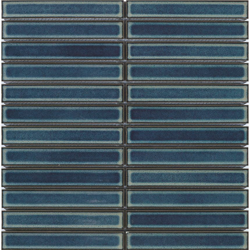 Finger Mosaics - Speckle Light Blue Concave