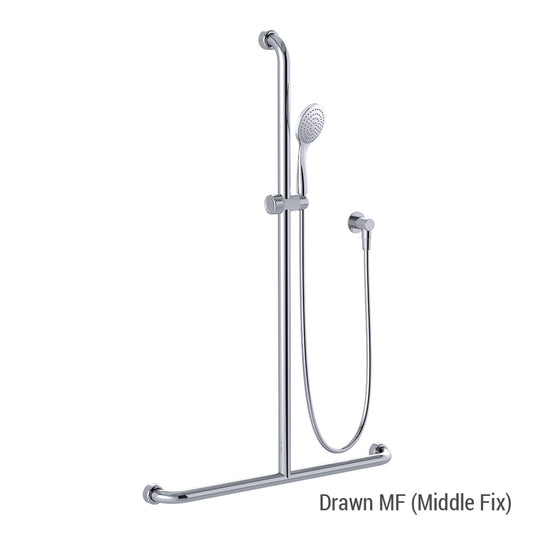 Hygienic Seal® Glide Slide "Inverted T" Shower Kit