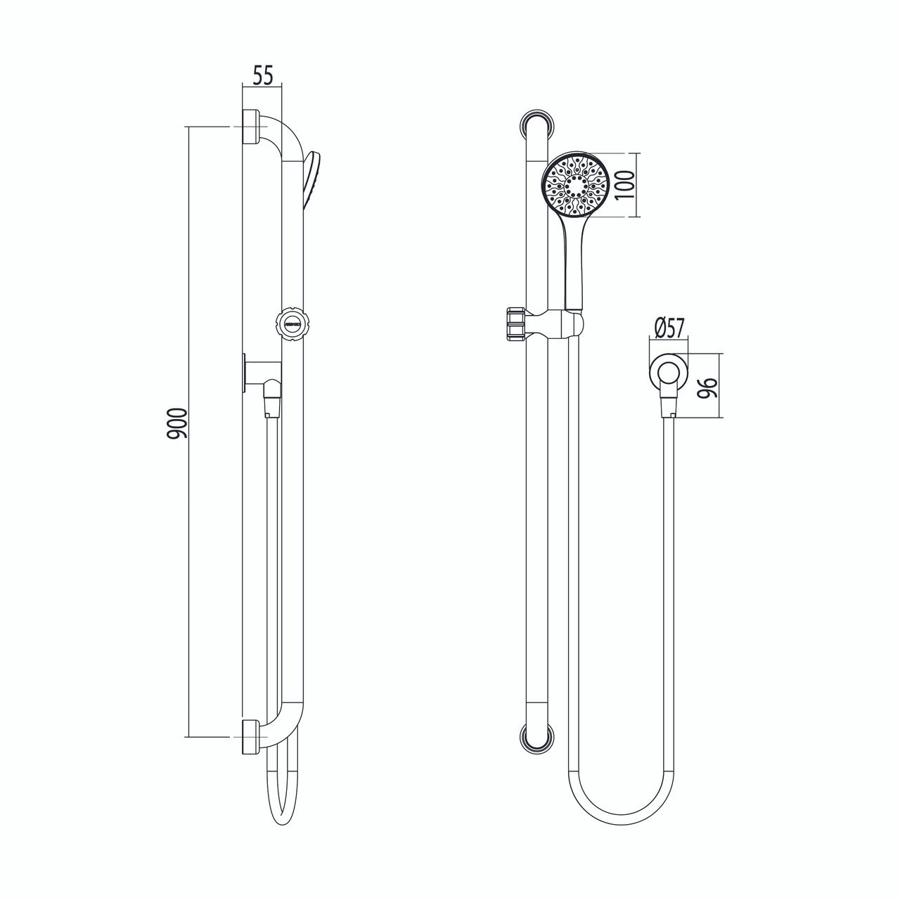 Hygienic Seal® Shower Kit 9