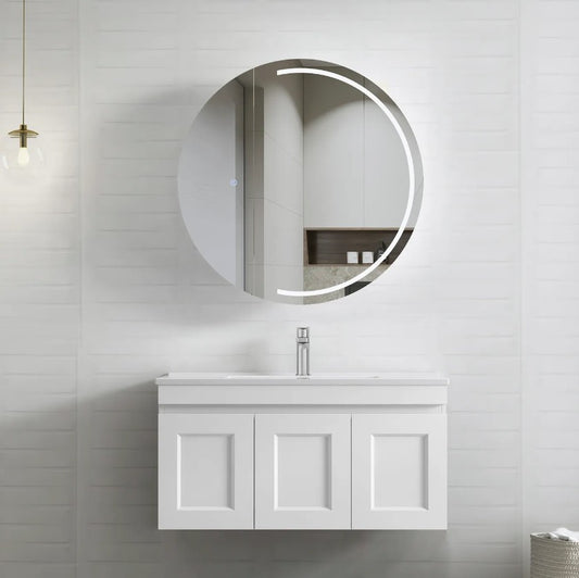 Hampton Satin White Mark II Vanity - 900x460