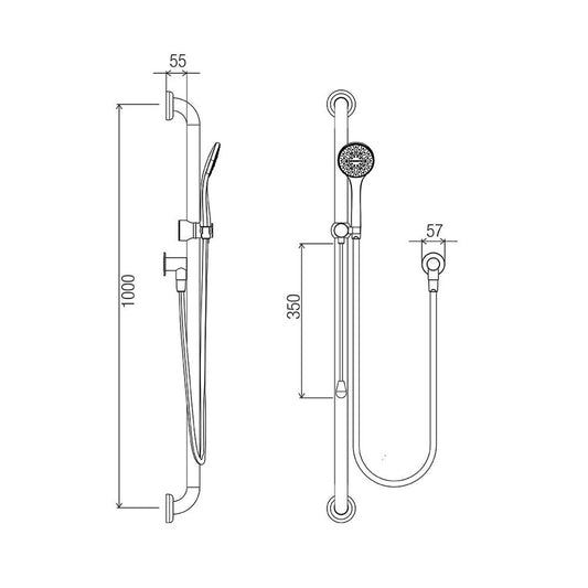 Clam® Flange Accessible Shower Kit 3
