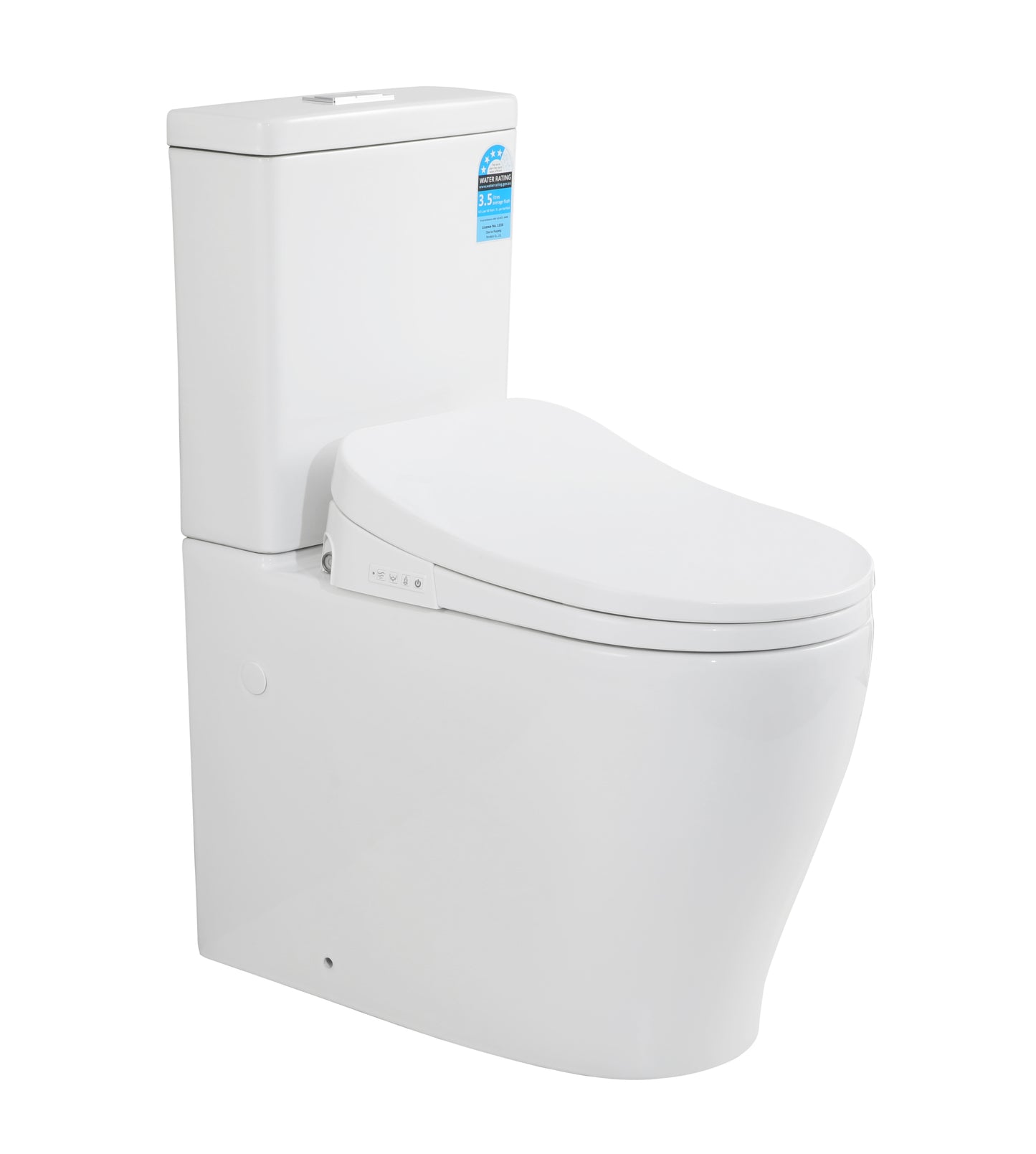Zeus Smart Rimless Tornado Toilet Suite