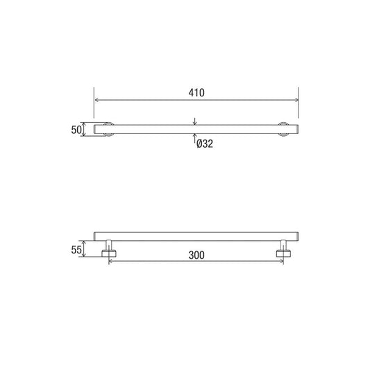 Linear Straight Grab Rail
