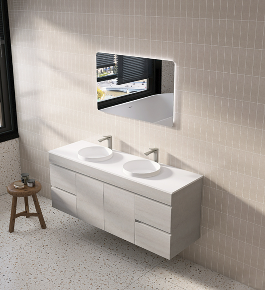 Nova Series - Plywood Wall Hung Vanity (DB) - 1510x460x550
