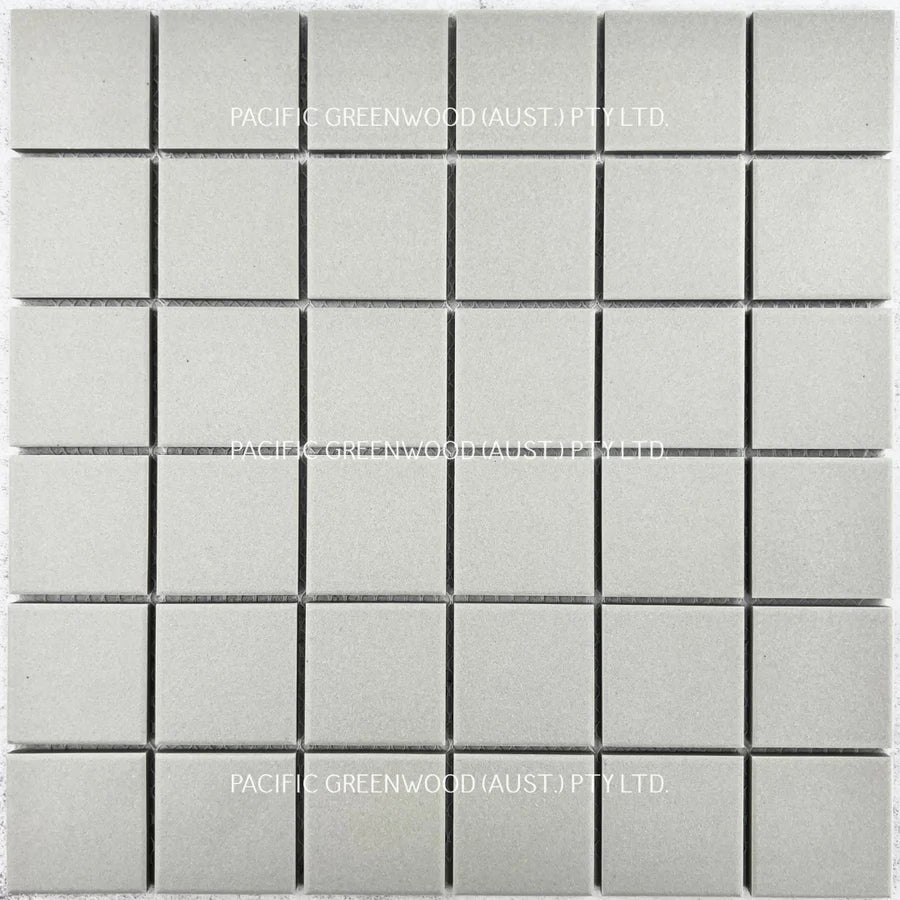 Light Grey Unglazed Square