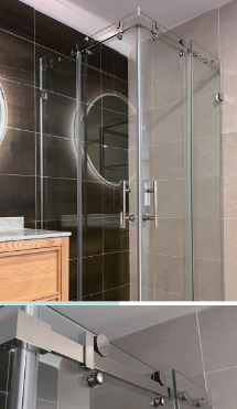 Corner Sliding Door Shower Screen