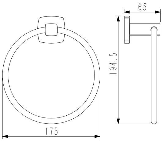 Luxus Towel Ring