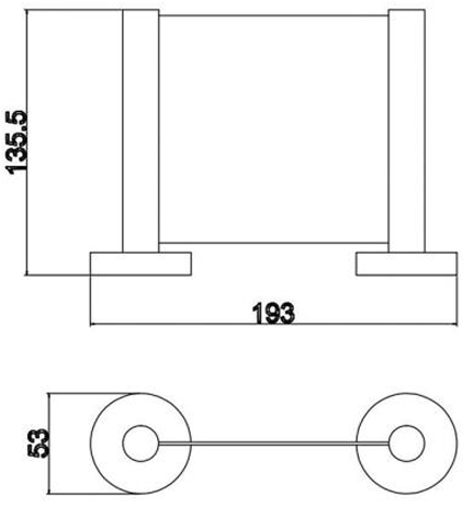 Rund Metal Soap Tray
