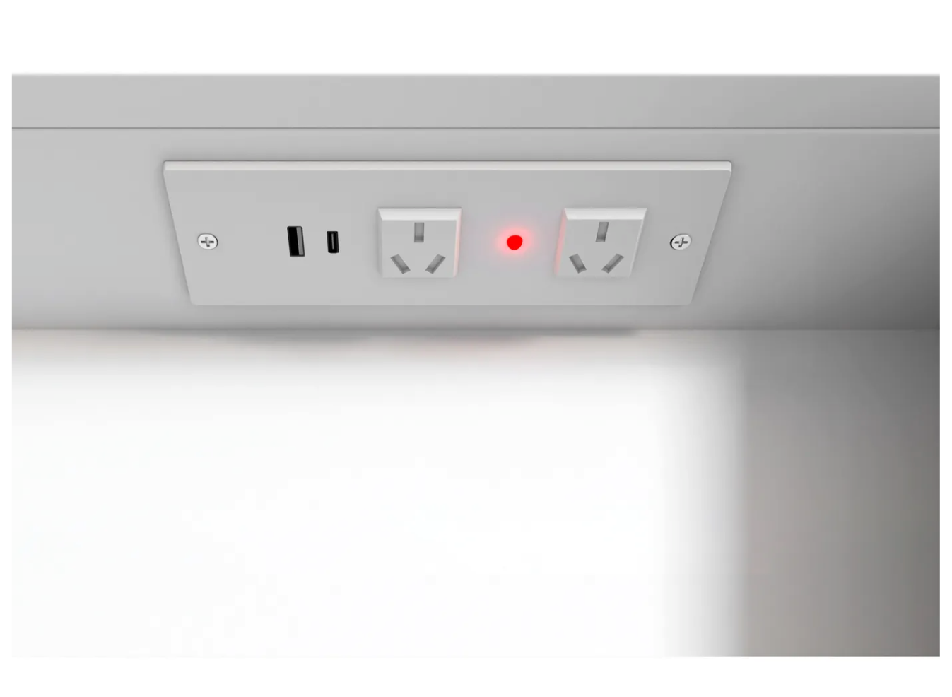 LED Matte White Shaving Cabinet - 900x450