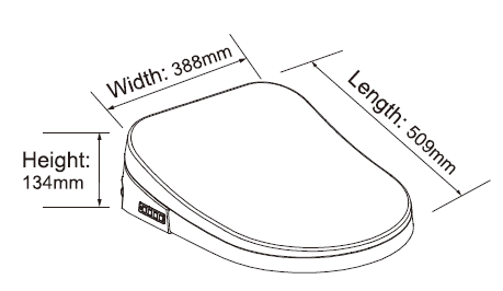 Zeus Smart Rimless Tornado Toilet Suite