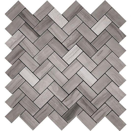 Tuscany Mosaics - Athens Grey Herringbone