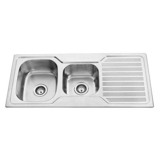 Traditionell 1 3/4 Bowl Sink - Square