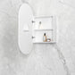 Noosa White Shaving Cabinet - 900x450