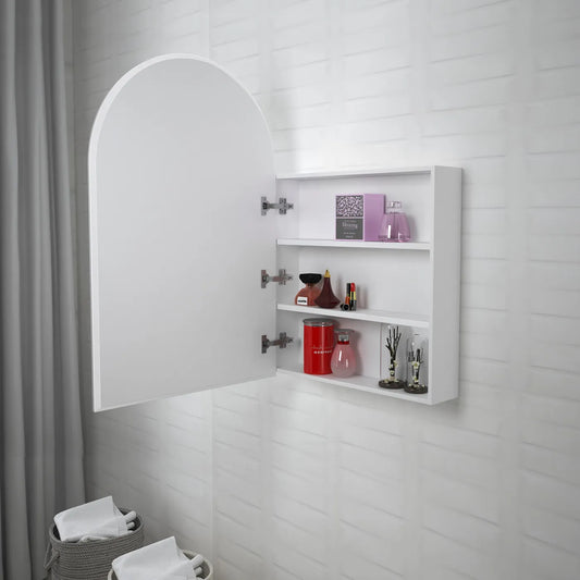 Archie White Shaving Cabinet - 900x600