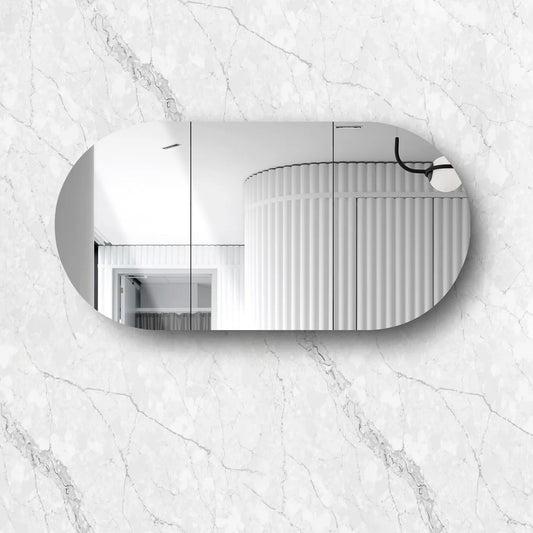 Bondi White Shaving Cabinet - 1800x900