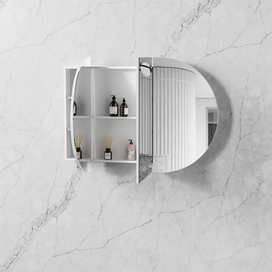 Bondi White Shaving Cabinet - 1200x750