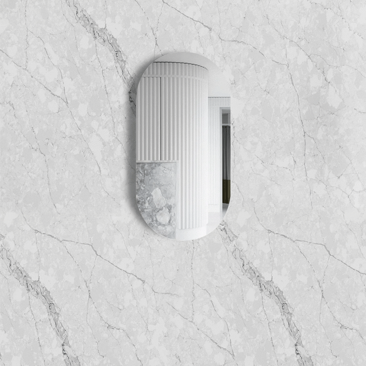 LED Noosa Frameless Mirror - 900x450