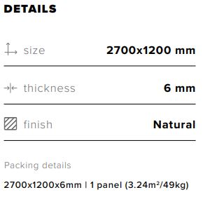 Arabescato Porcelain Tile - 2700x1200mm